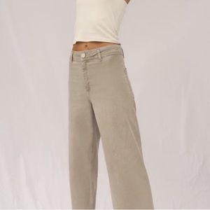Marine Tan straight leg jeans